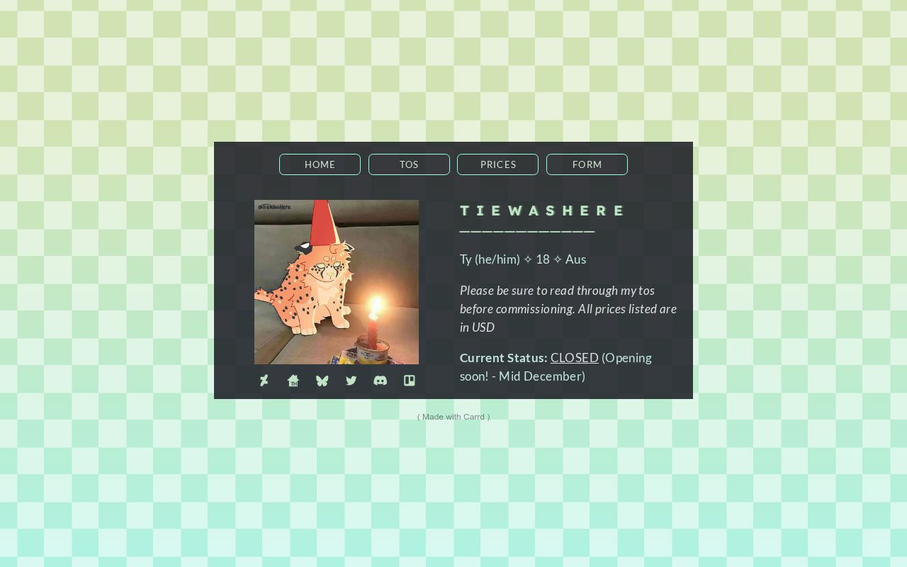 TieWasHere Commissions!
